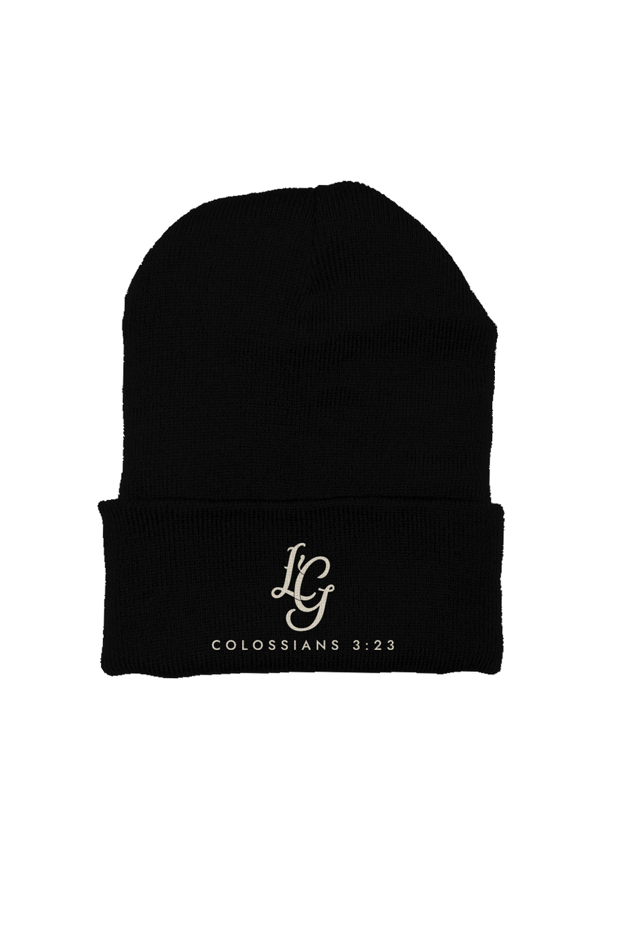LGCY Monogram Embroidered Beanie