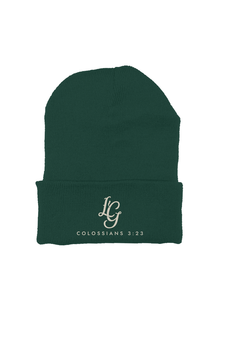 LGCY Monogram Embroidered Beanie