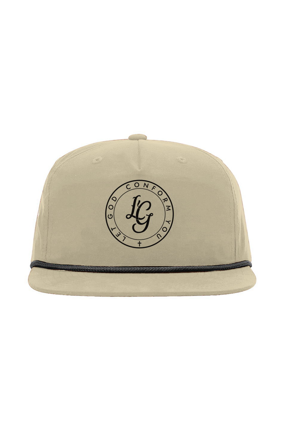 LGCY Emblem Rope Hat — birch and black colorway