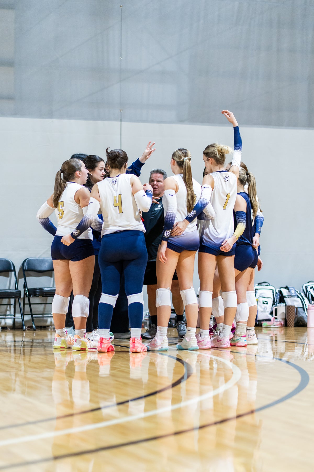 Legacy team huddle